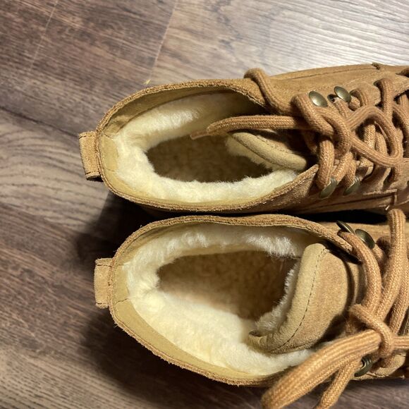 Ugg Bethany Classic Slim Ankle Cut Brown Comfort Boots Shoes Women's Size 7.5 - Picture 4 of 16